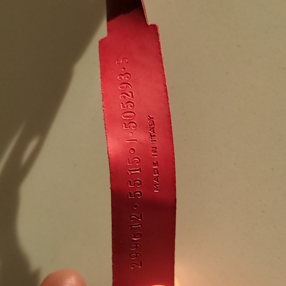 Balenciaga red leather bracelet, Authentic,NWT - Picture 4 of 5